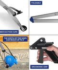 32 Inch Reacher Grabber Tool Set 2 Pack Lightweight Durable Folding Claw with ergonomic handles and rubber suction cups