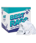 Bulk Cotton T Shirt Rags 5 Lb Box For Auto Shop Cleaning Low Lint Wiping Cloths For Paint Grease Stain Removal