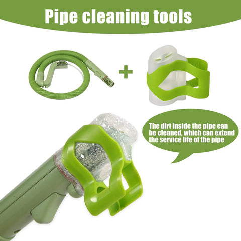 Upgraded Hose And Handle Replacement Kit For Little Green Machine Vacuum Cleaner Compatible With 1400 Series And 3353 3369 Models Includes Cleaning Hose Brush Gap Brush And Tool green hose and pipe cleaning tool