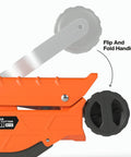 MC Cable Cutter For BX AC MC And MCAP Three Eighths Inch Armored Cable with flip and fold handle design detail