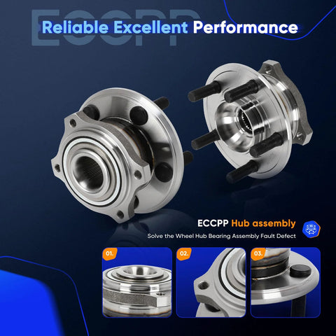 Rear Wheel Hub And Bearing Assembly 512369 Fits Dodge Charger 2009 2014 And Chrysler 300 2009 2014 AWD 5 Lug 32 Spline