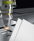 Laser cutting a Two Pack 6x6 Aluminum Sheet Metal 0.236 Inch Thick 6061 T6 Flat Plate for DIY Projects and Fabrication