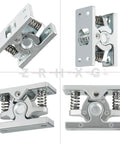 2 Pcs RV Door Catch And Trailer Door Latch Spring Loaded Easy Lock Stop Double Roller Zinc Alloy Durable Door Hardware