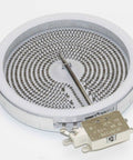 OEM Surface Radiant Heating Element 6.5 Inch Diameter For Ranges Stoves And Ovens MEE62385001 with silver bezel