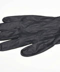 Nitrile Disposable Gloves Extra Large Black Powder Free Industrial Grade Latex Free Dispenser Pack 100 Count For Auto Shops Cops And Tattoo Pros Puncture Resistant Comfortable With High Elasticity shown flat on surface