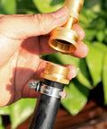 Garden Hose Repair Fittings With Clamps Pro Grade Heavy Duty Fits Three Quarter Inch Or Five Eighth Inch Brass Male Thread