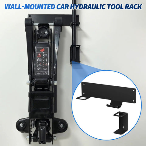 Wall Mount Jack Stand Rack Organizer For Hydraulic Floor Jacks Heavy Duty Holder And Brackets Perfect Garage Pro Must Have