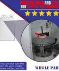 Washer Tub Seal And Bearing Kit W10219156 Upgraded For Whirlpool Washers Replacement Part Replaces AP4373103 shown in use