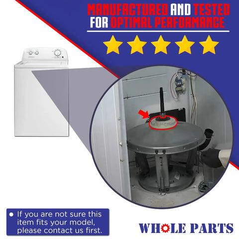 Washer Tub Seal And Bearing Kit W10219156 Upgraded For Whirlpool Washers Replacement Part Replaces AP4373103 shown in use