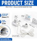 All In One 1 Inch Roller Blind Repair Kit For 25mm Tubes With Brackets Clutch Chain End Plug Easy Fix For Common Roller Shade Problems