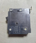 Straight Up Heavy Duty Miniature Circuit Breaker With 20 Amp Single Pole Rating And 201 To 250 Volt Capacity built smooth, black casing.