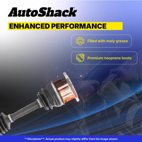 Front CV Axle Shafts Left And Right Replacement For 2007 2010 Honda Odyssey And 2006 2014 Honda Ridgeline, close-up view