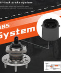 Diagram of Rear Wheel Hub & Bearing Assembly Pair for Buick LeSabre/Lucerne, highlighting ABS system features.
