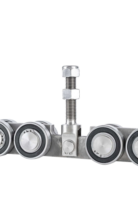 Sliding Gate Trolley Truck Assembly With Four Bearings And Eight Steel Wheels For Heavy Doors High Duty Load Bearing