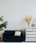 Room setup with dresser featuring hidden wall safe that looks like an air vent in plain sight for quick access to jewelry valuables cash