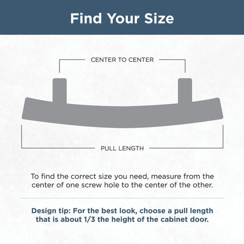 Diagram showing measurement guide for Brushed Nickel Cabinet Handles 5-1/16 Inch 128mm 10 Pack Recessed Square Drawer Pulls.