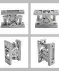 Spring Loaded Double Roller Door Catch For Cabinets Stainless Steel Lock Stop Clamp With Beefy Grip Ideal For RV Camper Boat