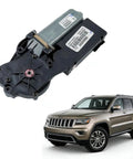 Direct Fit Sunroof Motor Compatible With Jeep Grand Cherokee Dodge Charger Ram 2005 2014 showing upper view and vehicle.