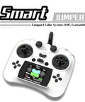 Top view of Dope Pro Grade ELRS 2.4G RC Transmitter with 2 Inch IPS HD Color Screen and Hall Sensor Gimbals showing controls.