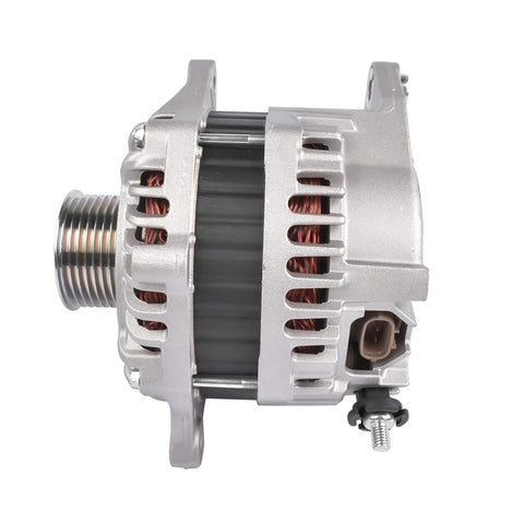 Side view of Alternator Replacement 150 Amp For Infiniti JX35 QX60 2013 2016 Nissan Murano 2015 2016 Pathfinder 3.5L V6