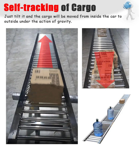Heavy Duty Stainless Steel Conveyor Rollers 2 Inch Diameter Set Of 5 For Belt Conveyors And Gravity Rails transporting boxes