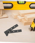 Two Pack Heavy Duty Pivot Hinge Hidden Door Hardware For Secret Doors Easy Install Kit with wooden blocks and tools