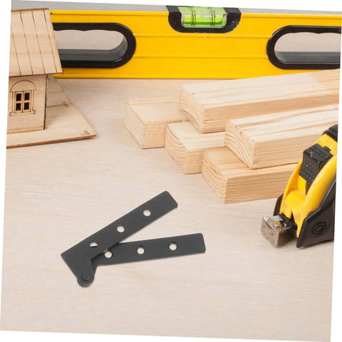 Two Pack Heavy Duty Pivot Hinge Hidden Door Hardware For Secret Doors Easy Install Kit with wooden blocks and tools