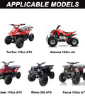 Image of ATVs applicable for Metal Gas Fuel Tank With Threaded Cap For 50cc 70cc 90cc 110cc 125cc ATVs Quad Bikes