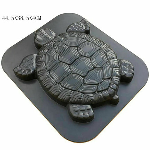 Turtle Shaped Stepping Stone Mold For DIY Garden Paths Reusable Concrete Cement Paver Path Maker Mold For Walkways Lawn Decor