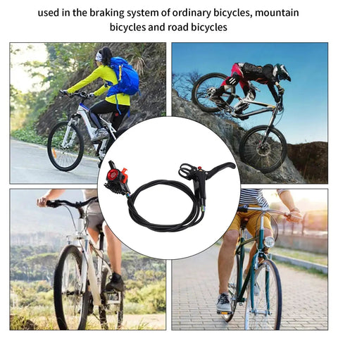 Front And Rear Disc Brake Kit For Road And Mountain Bikes Featuring Rapid Cooling Rotors And Dependable Stopping Power Built To Rip Trails And Shred Daily Rides In Matte Black.