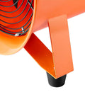 12 Inch Utility Blower Fan With 5 Meter Duct Hose Beast High Velocity 3300 RPM Air Circulator showing durable metal frame and stable feet.