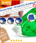 Flip cover design of 4 Pack Double Sided Tape Roller For Scrapbooking And Crafts, Mess Free Adhesive Tape Runner For School, Office.