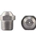 Two Pack 25 Degree Pressure Washer Surface Cleaner Nozzles Replacement One Eighth Inch NPT Orifice 1.5 4000 PSI Stainless 304