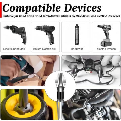 Top Tier Magnetic Drill Bit Kit With Shockproof S2 Alloy Steel Screwdriver Bits And Non Slip Hex Shank For High Torque Impact Driver Jobs And Heavy Duty Electric Drills That Hold Screws Tight During Any Tough Project, compatible with drills