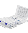 5W Metal Film Resistor Assorted Kit 100 Pieces 50 Resistor Values From 1 Ohm To 1 Megaohm 1 Percent Tolerance Durable Box
