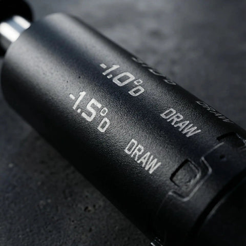 Close-up of 335 Tip Golf Shaft Adapter Sleeve For Cobra Drivers, showing adjustment markings for customization.