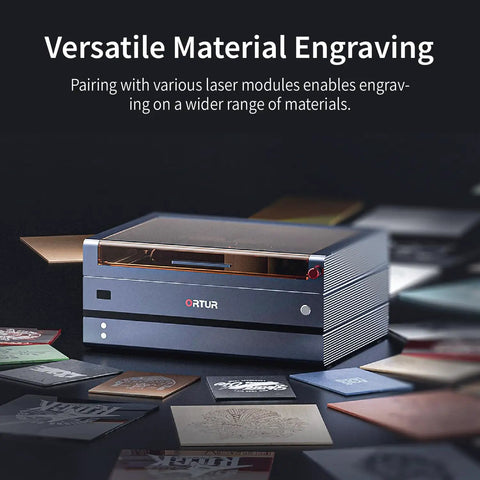 20W Laser Engraver And Cutter With Air Assist For Wood Metal Acrylic, 16.5 By 11.8 Inch Bed, Fast Twenty Thousand Millimeters Per Minute