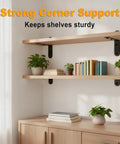 24 Pack Stainless Steel L Brackets Heavy Duty Corner Braces for holding wood shelves with books and plants