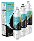NSF ANSI 401 Certified Refrigerator Water Filter Replacement For LG LT700P LT700PC HDX FML-3 46-9690 3 Pack Easy Install