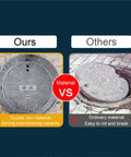 Comparison of Heavy Duty Cast Iron Manhole Cover And Lid For Septic Tanks B125 Class with Ordinary Material Cover
