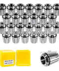 Heavy Duty Er20 Spring Collet Chuck For Cnc Milling And Engraving Machine With Rock Solid 0.008Mm Accuracy to grip various tool sizes.