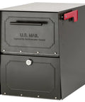 Oasis Classic Locking Post Mount Mailbox Built Tough With Heavy Duty Galvanized Steel Exterior Weatherproof Seal Keeps Rain Out