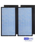 Replacement Filter Set For Big Air Purifiers With H13 True HEPA 4 Stage Filtration And Activated Carbon 2 Pack Compatible With Gocheer