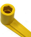 1-1/16 Inch Marine Propeller Wrench With 9/16 Inch Drain Plug Socket Durable Glass Reinforced Plastic Yellow Onboard Emergency Tool For Boats