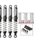 Pro P4 95mm Adjustable Shock Absorbers Set For One Tenth Scale RC Crawlers Four Pieces Upgrade With Springs and Accessories
