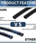 Comparison of Silicone Vacuum Tubing Hose For Automotive High Temperature Black Hella Durable 6.6 Feet Long 3 Sixteenth Inch Inner Diameter 4mm ID 2.5mm Wall Thickness Universal Fit For Ford Cars Trucks Marine And More against others