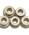7075 Aluminum 48DP 5mm Pinion Gear Set With 20T 21T 22T 23T 24T Fits 5mm Shaft For One Tenth Scale RC Cars HPI Losi Axial Traxxas Tamiya 5 Pack Durable Aluminum Gears For Smooth Meshing
