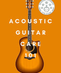 Acoustic Guitar Care And Maintenance Playbook For Beginners Keep Your Axe Mint Skip The Hassle With Simple Upkeep Routines Cleaning Polishing And Quick Setup Tweaks To Nail Fresh Tone Daily book cover with an acoustic guitar.