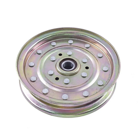Fresh Drive Pulley 1338456C1 that fits Case Combine models, metallic design with holes, ideal for machinery power flow.