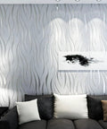 Non Woven 3D Wallpaper Roll 20.8 Inches Wide by 393 Inches Long Covers 57 Sq Ft Dope Modern Fashion Print for Living Room wall design